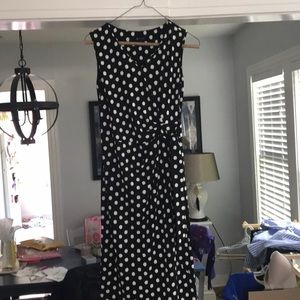 Talbots polka dot dress